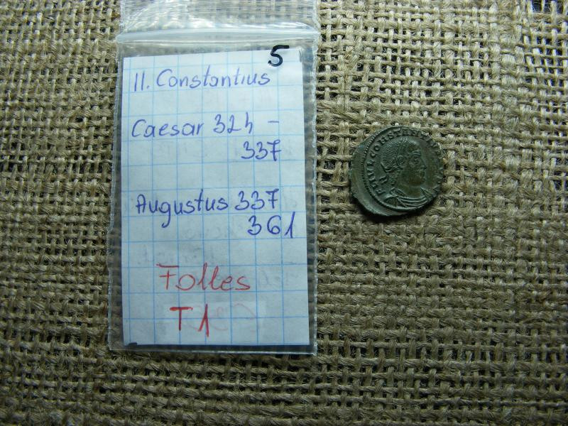 II. Constantius Follis, 337-361, félrevert