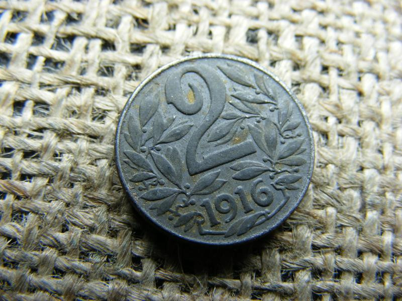 2 Heller, 1916, Korona Érem