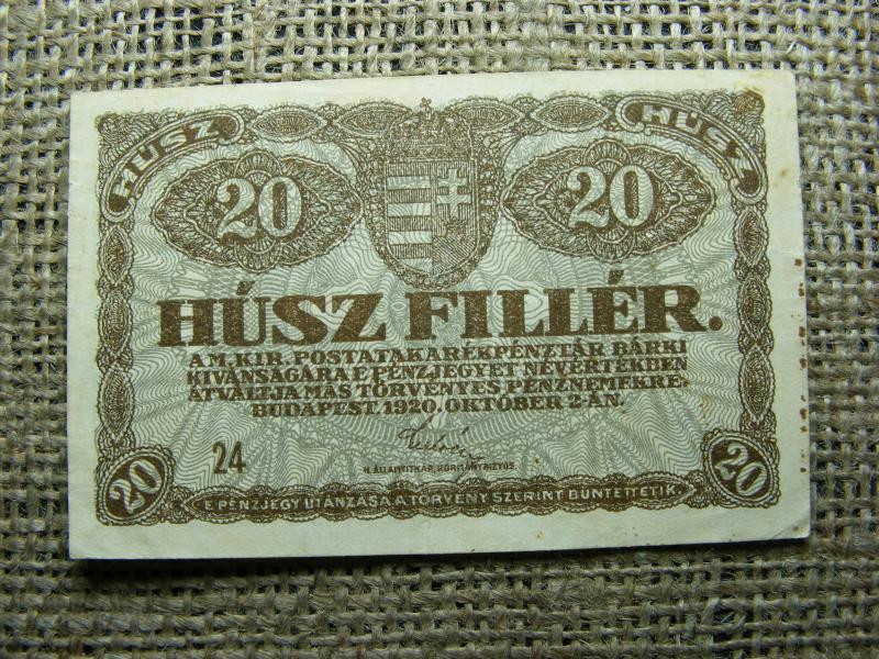20 fillér, 1920, 24-es sorozat