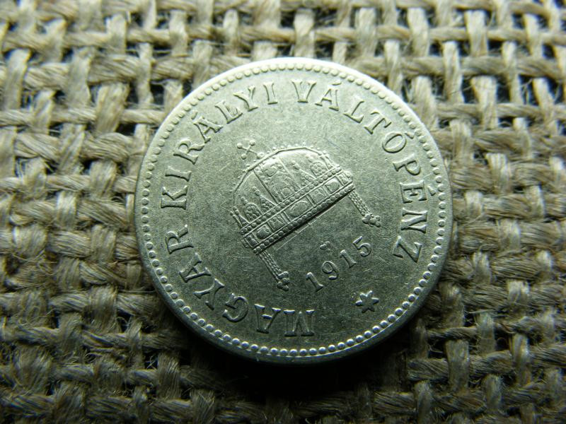 10 fillér, 1915, korona pénzrendszer