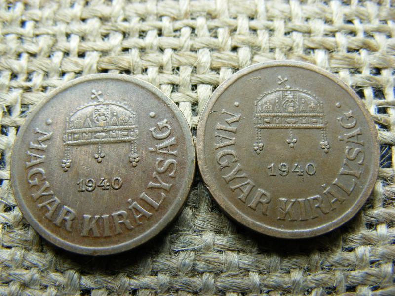 2 Fillér 1940, Bronz Pár, Verőtőtípus