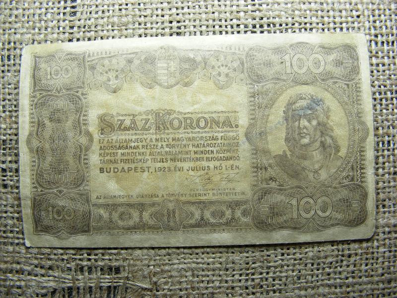 100 korona, 1923, Osztrák-Magyar Bankjegy