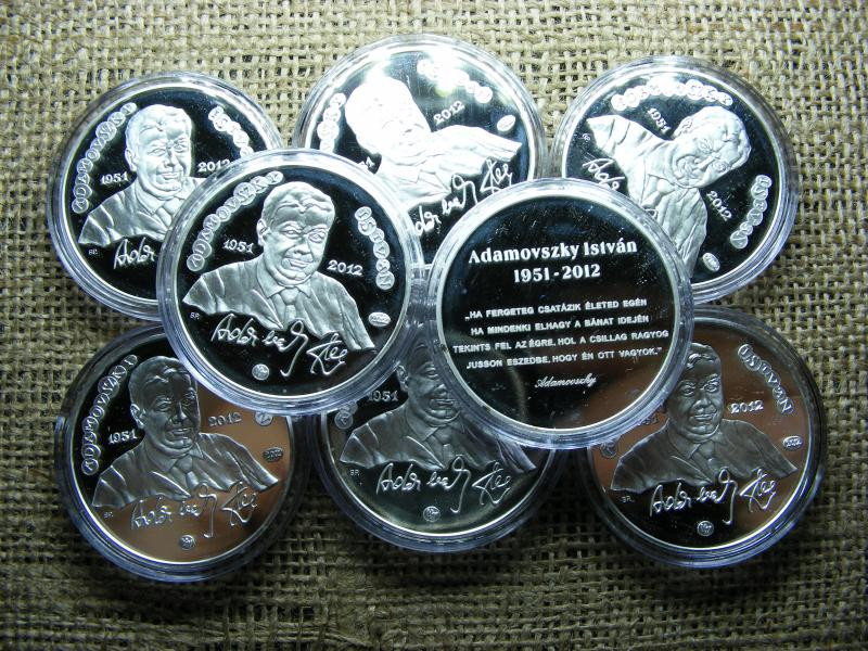 Adamovszky István Emlékérem, 1951-2012, PP, 500 db