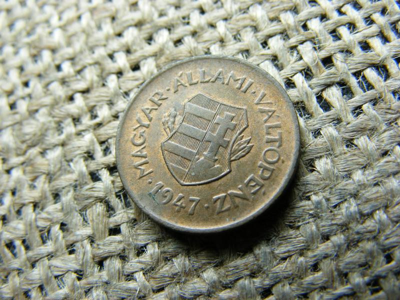 2 Fillér, 1947, Magyarország