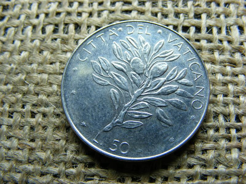 Vatikán 50 lira, 1973