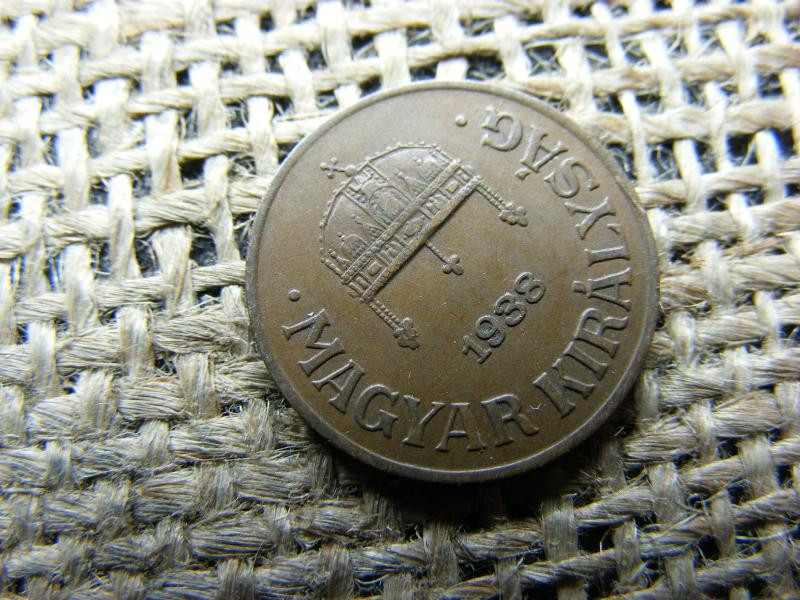 1 fillér, 1938, Magyarország
