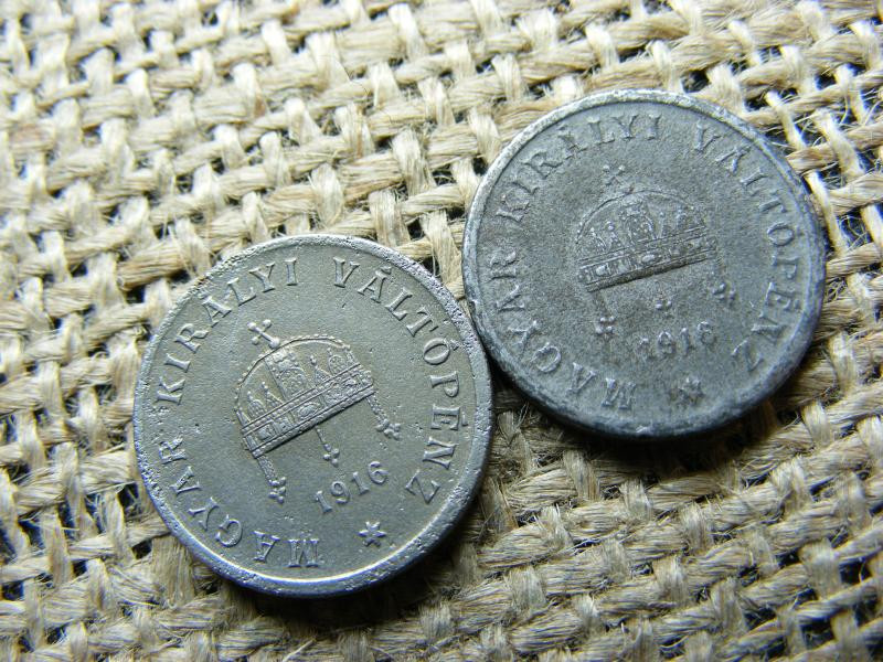 2 fillér 1916, pár