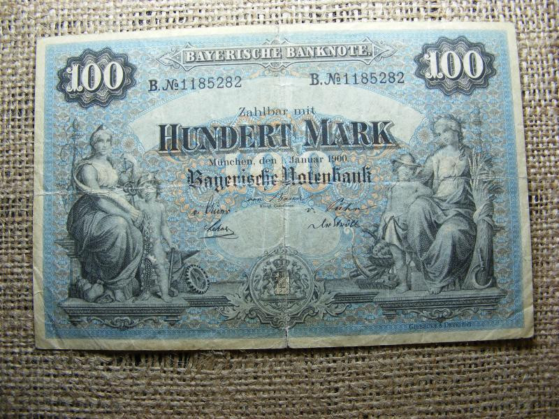100 márka bankjegy, 1900, Német Birodalom