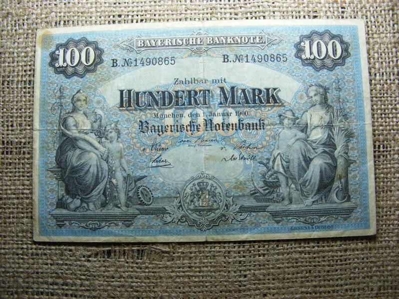 100 márka bankjegy, 1900, Német Birodalom