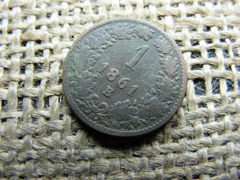 1 krajcár 1861 B, Ferenc József korona