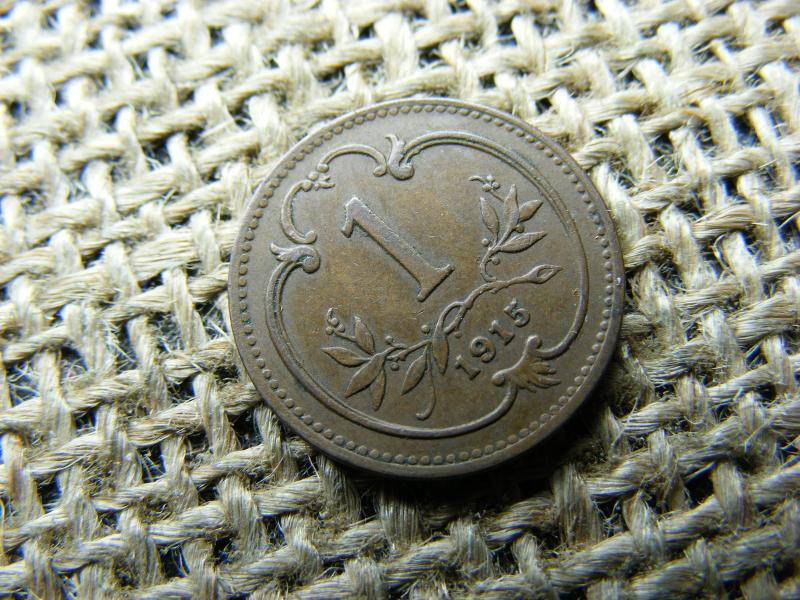 1 Heller, 1915, Korona-pénzrendszer