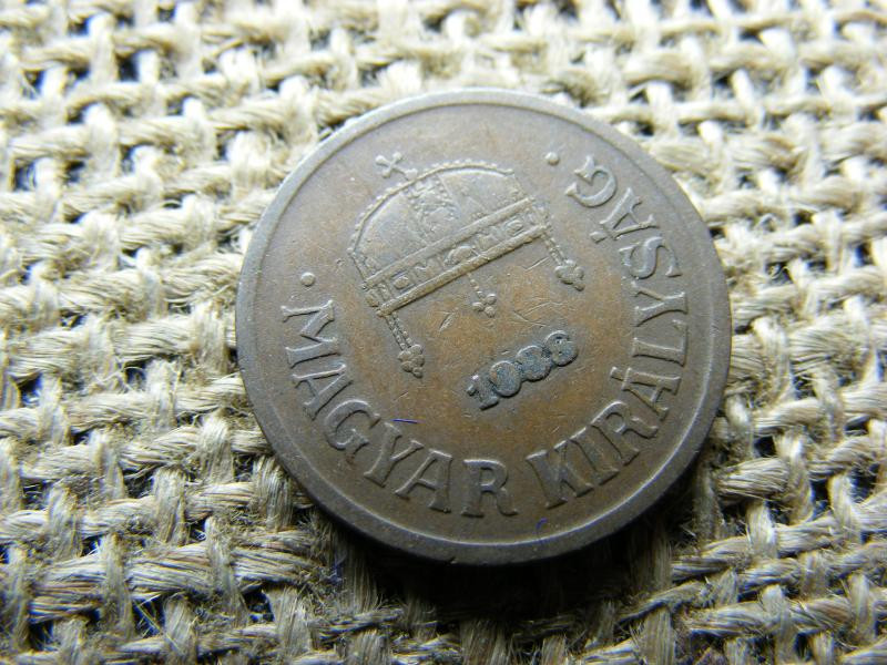 2 Fillér, 1938, Magyarország