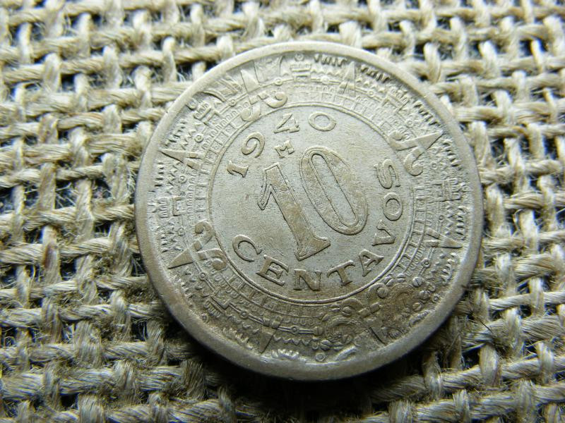 Mexikó 10 centavos, 1940