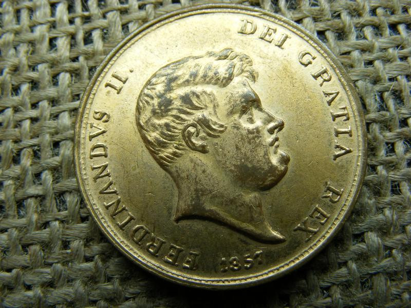 Ferdinandus II Dei Gratia rex 60 grana érme, 1857