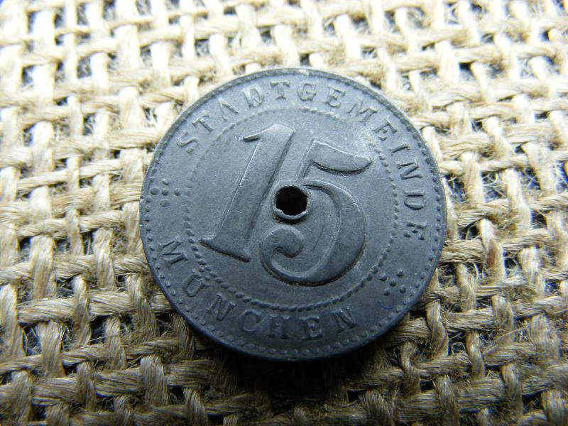 München 15 Pfennig, 1918
