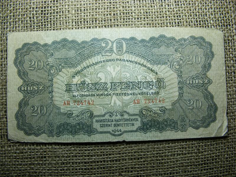 20 pengő, 1944, VH
