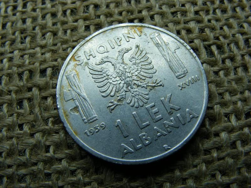 Albánia 1 lek, 1939, mágnesezhető