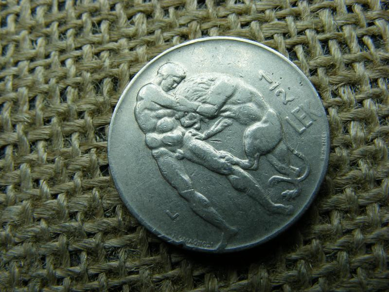 Albánia 1/2 lek érme, 1931