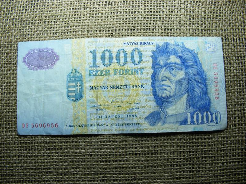 1000 forintos bankjegy, 1998, DF sorozat