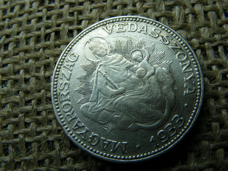 Ezüst 2 pengő, 1933
