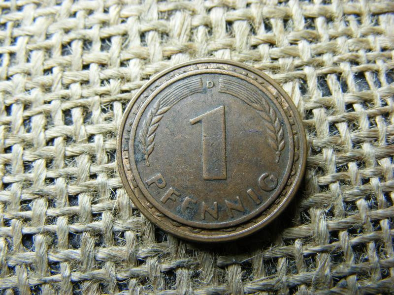 Hibás egyberakott 1 és 2 pfennig, Németország