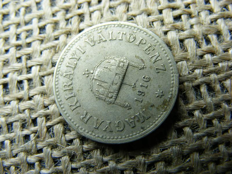 10 fillér, 1916, korona pénzrendszer