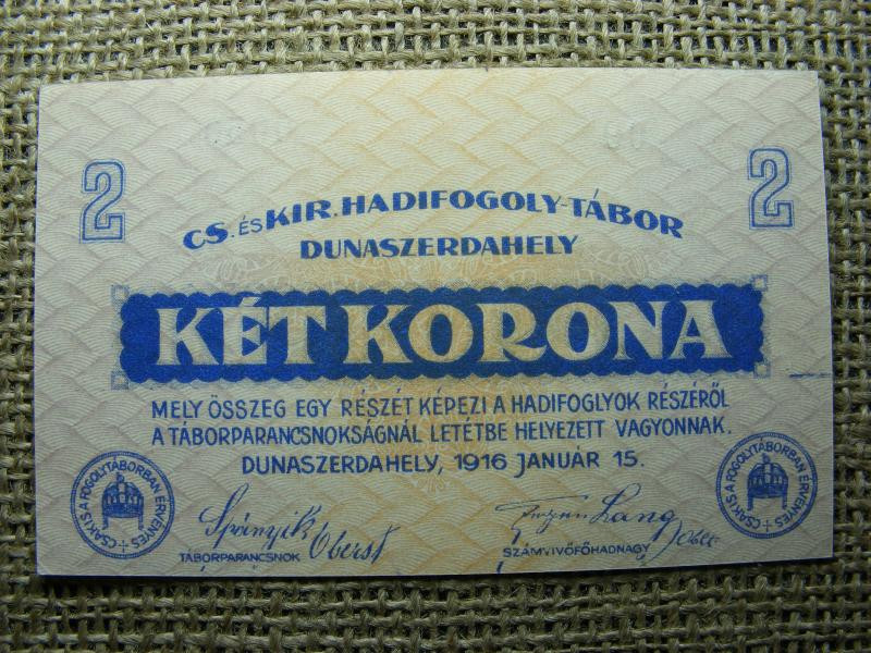 Dunaszerdahely 2 korona, 1916, alacsony sorszám