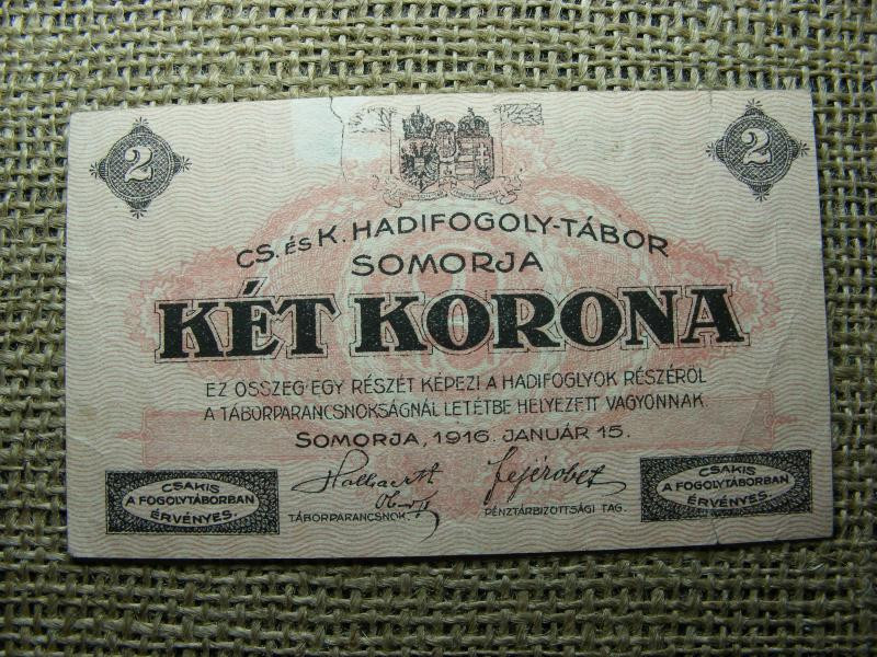 Somorja 2 korona bankjegy, 1916, Adamo HHS-1.5.1