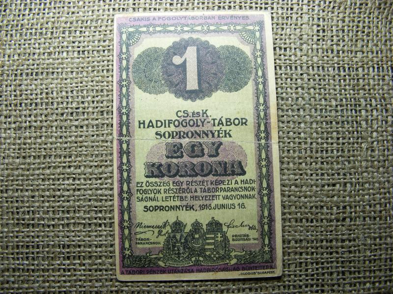 Sopronnyék 1 korona, 1916, Adamo HHP-1.4.4