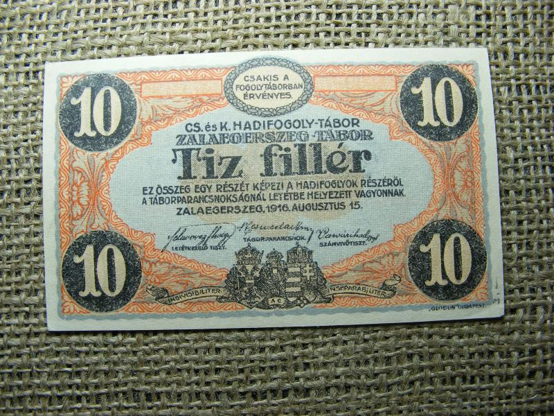 Zalaegerszeg 10 fillér, 1916, Adamo HHZ-1.1.v