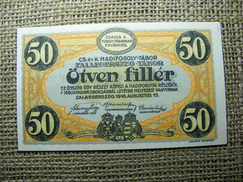 Zalaegerszeg 50 fillér, 1916, Adamo HHZ-1.3