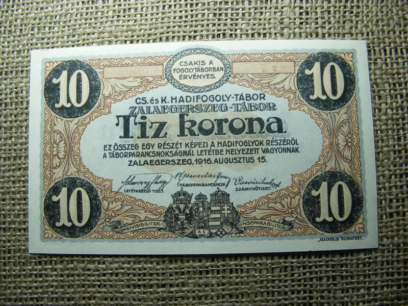 Zalaegerszeg 10 korona 1916 MS , Adamo HHZ-1.7.3.v