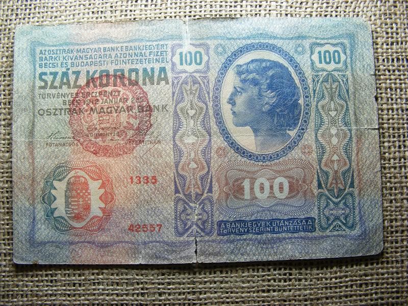 100 korona, 1912, Magyarország