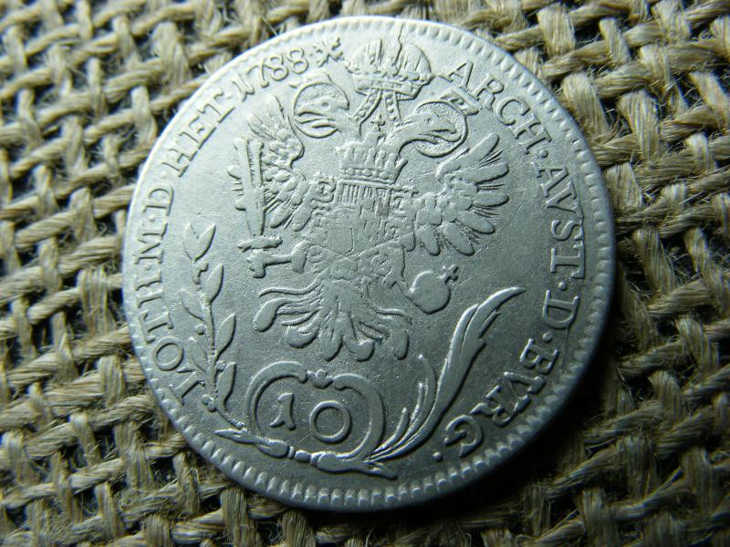Ezüst 10 krajcár, 1788 B