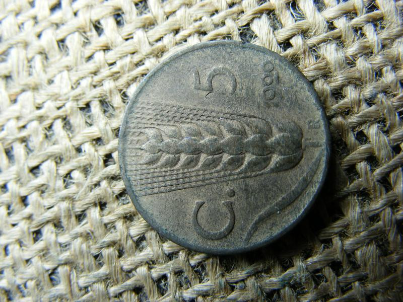 5 Centesimi, 1929, Olasz Királyság