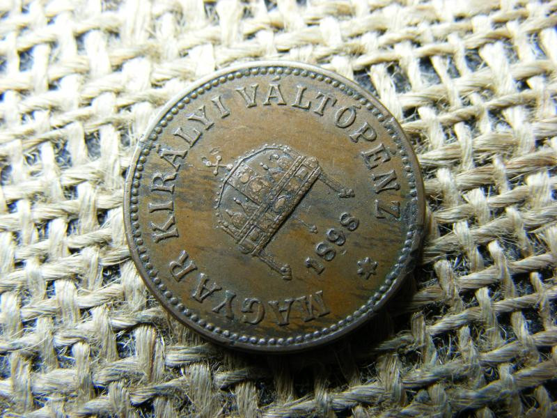 2 fillér, 1898, Korona korszak