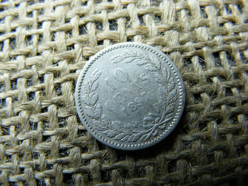 Ezüst 10 cent, 1897, Hollandia