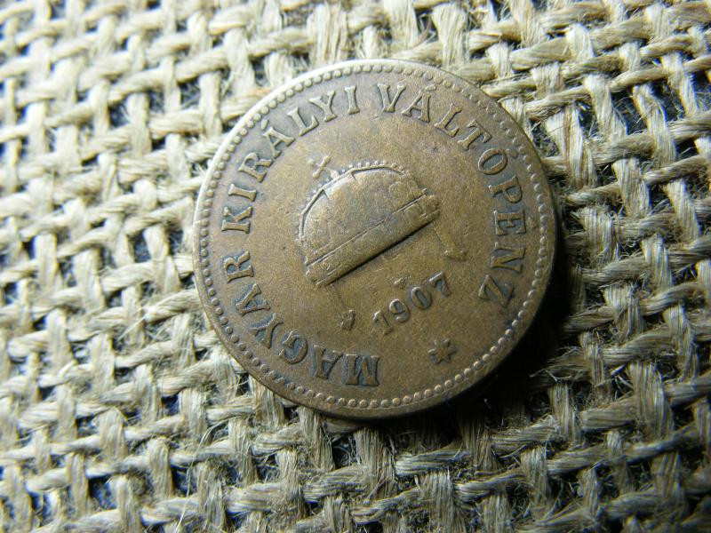 2 Fillér, 1907, Korona Érem