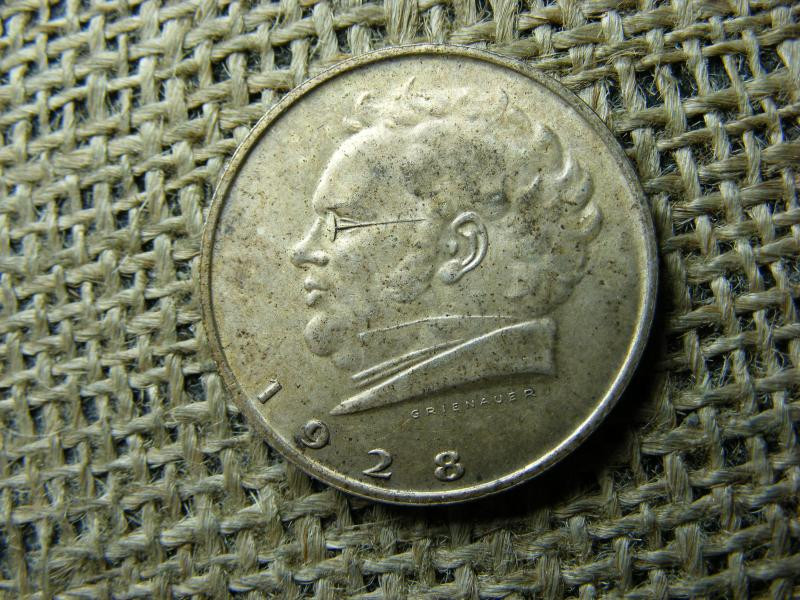 Ezüst 2 schilling, 1928, Ausztria