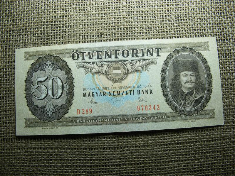 50 forintos bankjegy, 1983