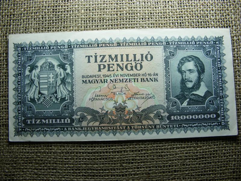Tízmillió pengő, 1945, Magyarország