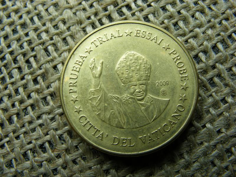 Vatikán 10 euró cent, 2009, próbaveret