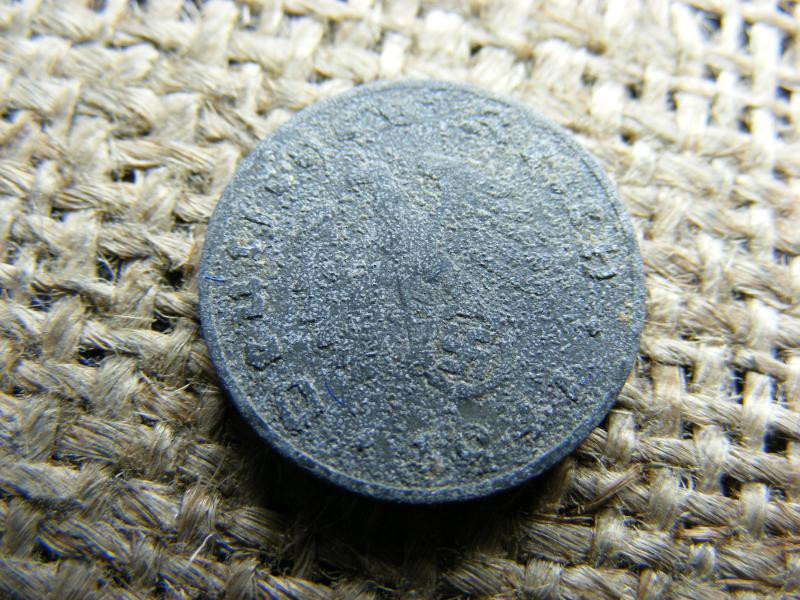 1 Pfennig érme, 1941, horogkeresztes