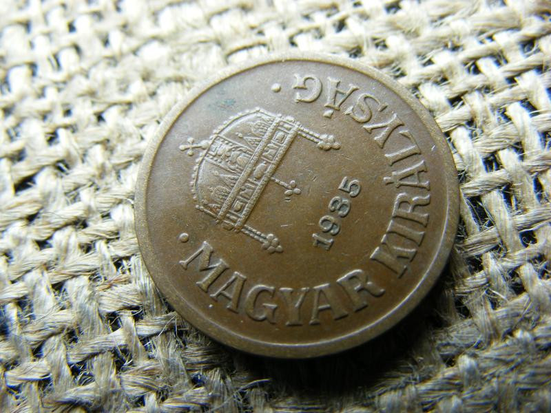 2 Fillér, 1935, Magyarország