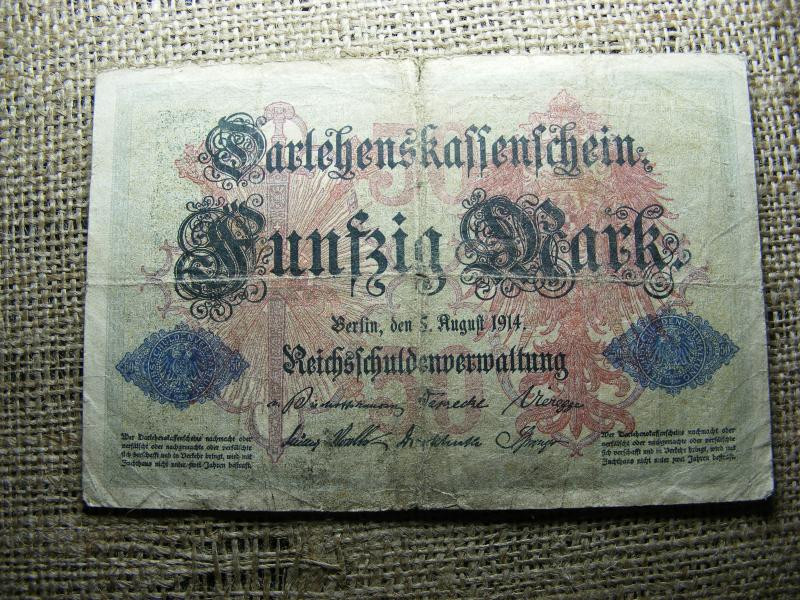 50 márka bankjegy, 1914, Németország