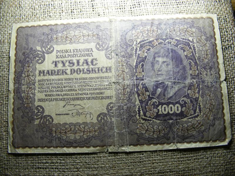 1000 Márka bankjegy, 1919, Németország