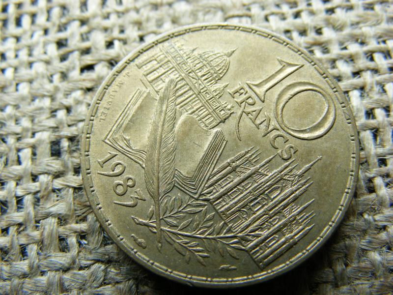 10 frank 1983, Svájci érme