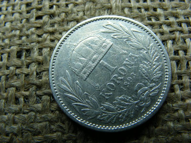 Ezüst 1 korona, 1893