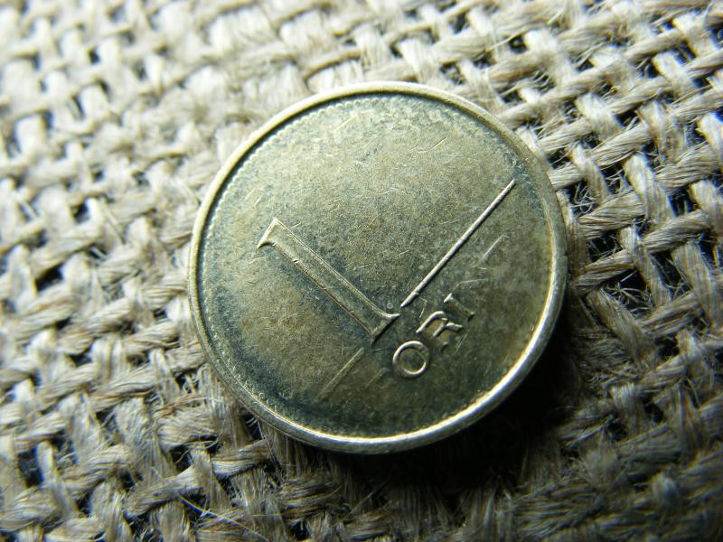 1 forintos érme, 1992-2008, verdehibás, olajozott verőtő