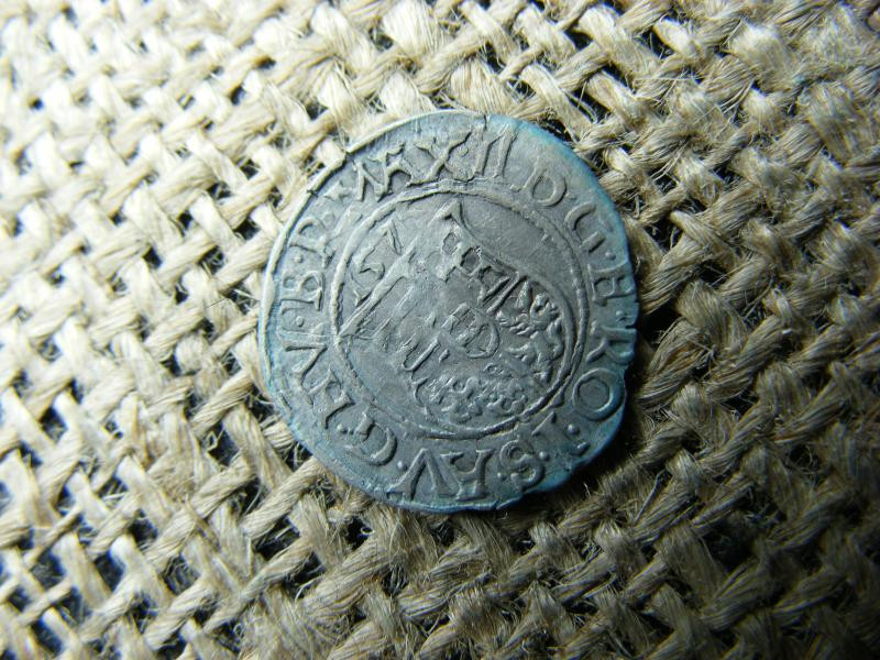 Miksa ezüst dénár, 1575, HS, X